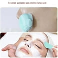 thumbnail image 3 of Double-sided Design Cleansing Brush With Silicone Brush Head, Food-grade Silicone, Soft, Skin-friendly, Non-deformable, Durable, Easy To Use, Non-slip, 3 of 5