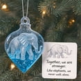 thumbnail image 1 of Family Friendship Hanging Decoration Heartfelt Message Ornament Gift Tag, 1 of 1