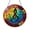 Acrylic 3.5 Inch, variant on Music Note Treble Clef Glass Suncatcher, Decorative Window Hanging Art