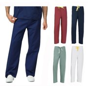 Unisex Clinic Medical Wear Doctor Nurse Reversible Uniform Scrubs Pants XS-3XL