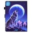 thumbnail image 6 of Allytech iPad Pro 11 Case 2021/2020/2018, Slim Fit Flip Multi Angle Stand Smart Cover Auto Sleep Wake Shockproof Protection Anti-scratch Case for Apple iPad Pro 11 1st 2nd 3rd Gen - Wolf, 6 of 7