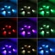 thumbnail image 4 of Speravity 6 piezas de luz de tira de plástico para chasis de automóvil 6 LED de Control remoto 600lm 12-15V RGB lámpara de rejilla Interior Bombillas para automóviles, 4 of 6