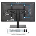Fitueyes TV Stand Universal Table Top Flat Screen TV Base Fits 27 to 60