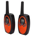 thumbnail image 2 of Walkie-talkies inalámbricos portátiles de 0,5 W y 3 km de largo alcance, color naranja, radio bidireccional de juguete para niños, para Brasil., 2 of 14