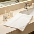 thumbnail image 6 of Topukaiba 2 Pcs Bath Sheet Towels, Natural Cotton Wash Cloths, 29 X 13 Inches Quick Drying Face Towel For Showering, Absorbent Soft Washcloths For Bathroom White, 6 of 6