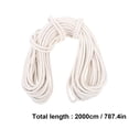 thumbnail image 2 of Raindrops 1Pcs Flagpole Rope Replacement White Cotton for Flag Raising 786.00X0.24X0.24In, 2 of 8