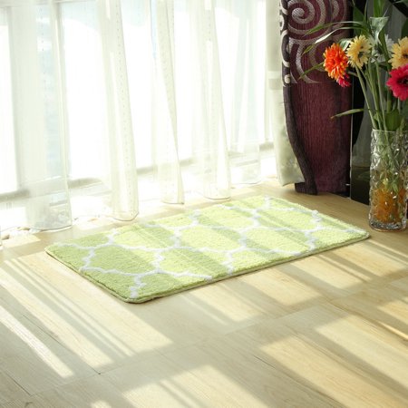 Super Soft Shaggy Bathroom Rugs, Absorbent Thick Non Slip Microfiber Bath Rugs, Quick Dry Machine Washable Bath Mat for Bathroom Floor A1