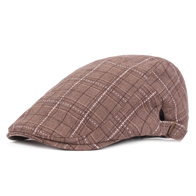 Trayknick Newsboy Caps British Western Style Portable Good-looking Design Men Hat for Daily Wear