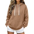 thumbnail image 6 of Certgust Hoodies Womens Oversized Zip Hoodie Sweatshirt Long Sleeve Casual Fall Jacket with Pockets Drawstring Top, 6 of 9