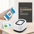 thumbnail image 2 of Wired Barcode Scanner USB Versatile Scanning Hands-free Scan QR Code 1D&2D Code Reader for Supermarkets/Stores (Orange), 2 of 7