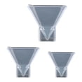 thumbnail image 4 of kurtrusly 3x Clear Pyramid Silicone Mold Resin Casting Resin DIY Craft Mould DIY Epoxy Crystal Tools, 4 of 9