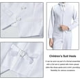 thumbnail image 4 of Lycody 5PCS Boys Formal Slim Suit Teen Dress Clothes Bearer Pants Vest Shirt BowTie or Tie Wedding Ring Outfit for Kids Fit Suit for Graduate Easter, 4 of 6