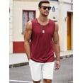thumbnail image 3 of COOFANDY Mens 2 Pack Cut Off Shirts Gym Athletic Tank Top Sleeveless Workout Tee, 3 of 7