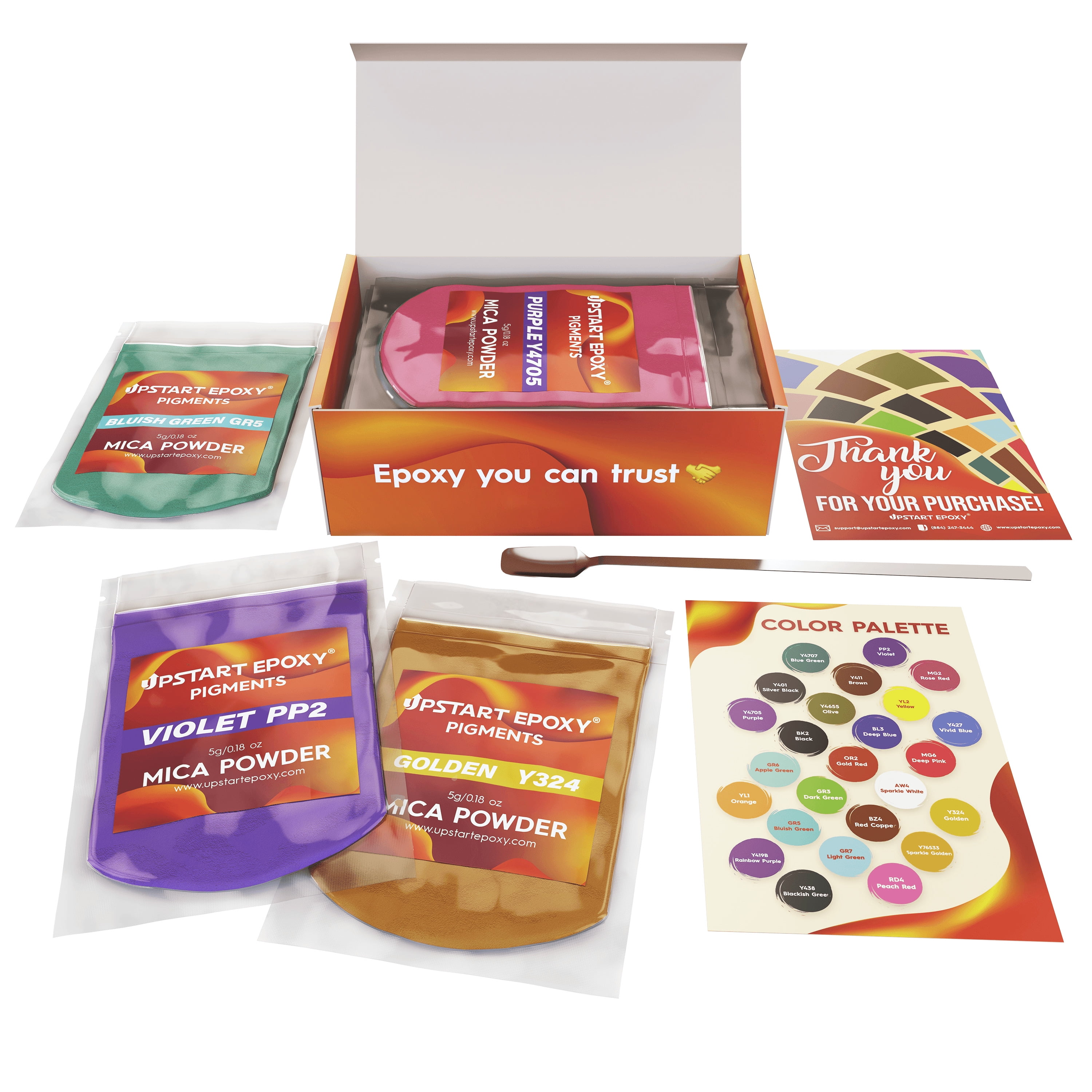 Epoxy Resin Dye Mica Powder  25 Powdered Pigments Set