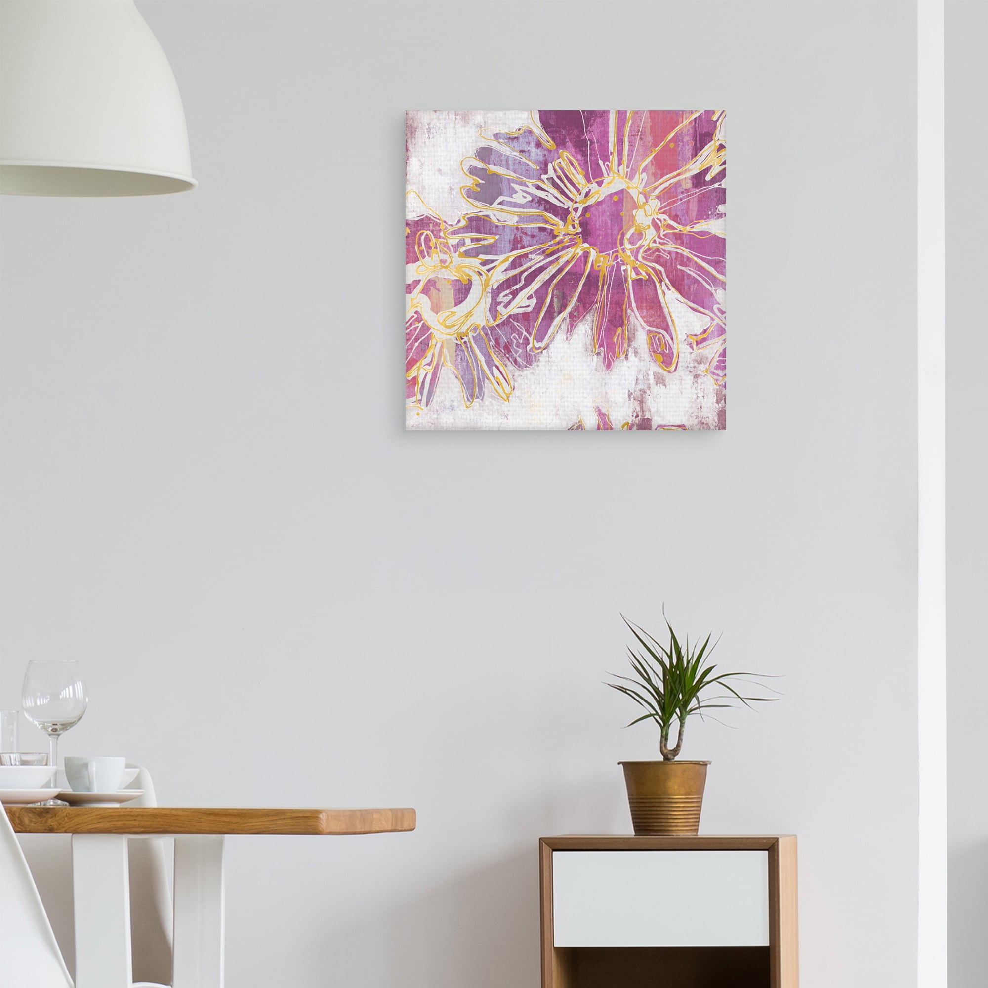 Floral Kick I by Bridges Canvas Art Print