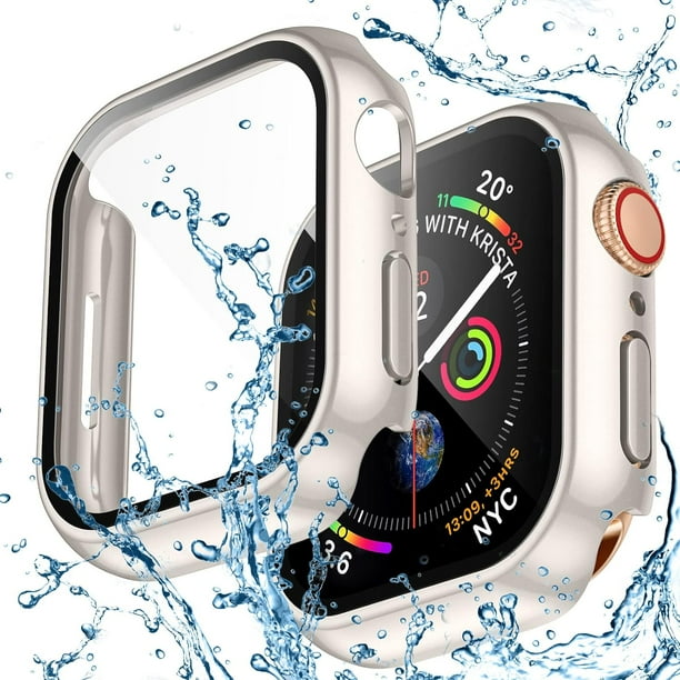 HAHDAXIA Compatible with Apple Watch Case 44mm 49mm 40mm 45mm 42mm 38mm 41mm iWatch SE Series Ultra 8 7 6 5 4 3 2 1 Screen Protector 45mm Starlight Walmart