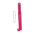 thumbnail image 3 of Abridor de bolsas de alimentos, de bolsas, exprimidor de bolsas de supermercado, herramienta de cocina portátil y ligera, para restaurantes, rojo, 3 of 9