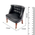 thumbnail image 4 of Conjunto de 2 Piezas Sofá de Madera Silla Modelo Vida Escena Sala de Estar Dormitorio Decoración, 4 of 7