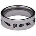 thumbnail image 4 of Abalone Tungsten Carbide Ring, 4 of 9