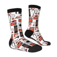 thumbnail image 4 of Yiaed Modern Life Print Great elasticity Crew Socks Sports socks for Men and Women, 4 of 5
