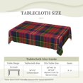 thumbnail image 6 of Rectangle Table Cloth, Macpherson Clan Tartan Plaid Resistant Washable Tablecloth Decorative Table Cover for Dining, Indoor and Outdoor, 6 of 6