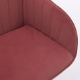 thumbnail image 6 of Wide Backrest & Cushion Gold Base Enhanced Stability Velvet Office Chair Home/Office Furniture, 6 of 9