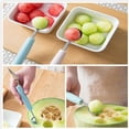 thumbnail image 4 of Ongmies Ice Cream Scoop Clearance Carving Fruit Ice Watermelon in1 Dual-Head 2 Stainless Steel Tableware Kitchen Organizers and Storage Random, 4 of 9