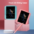 thumbnail image 2 of 9 Inch LCD Writing Tablet Erasable Pressure-sensitive Double-headed Pen Drawing & Writing Board Eye-protective Paper Pad, Erased Partial(Colorful), 2 of 8