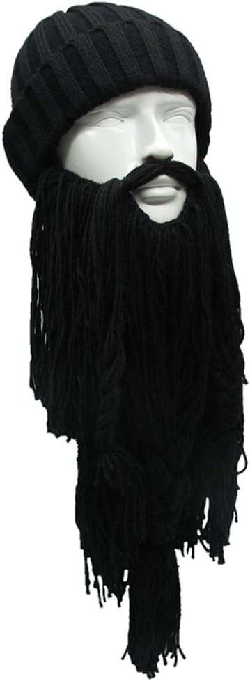 YEKEYI Wig Beard Hats Handmade Knit Warm Winter Caps Ski Funny Mask Beanie for Men Women YEKEYI