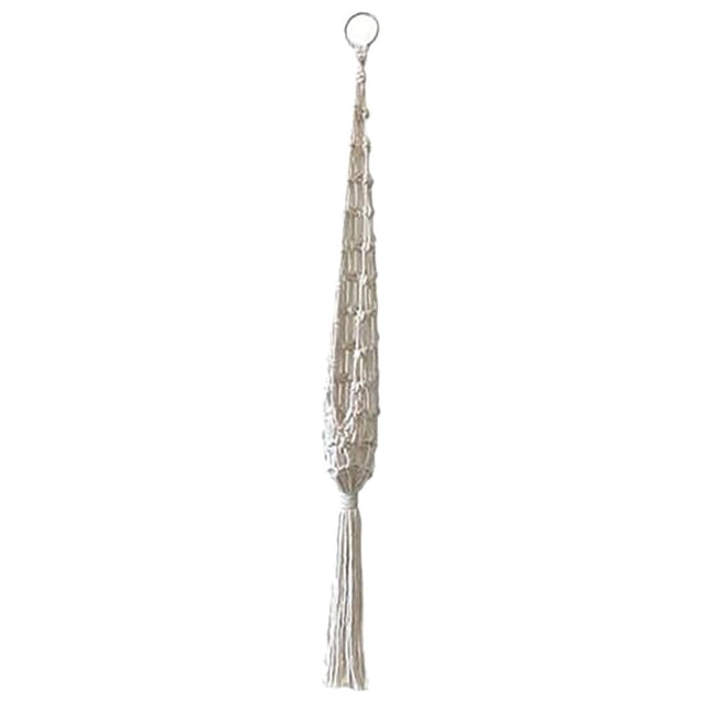 Less Than 5 Hangs Hangers Indoor Outdoor Handmade Hanging Basket Planter Flower Pot Holder Boho Style Decorative Cotton Rope
