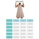 thumbnail image 5 of Vestido escalonado con cuello redondo para mujer, vestido sin mangas con dobladillo suelto, informal, elegante, liso, para fiesta, vida diaria, rosa, XL, 5 of 6