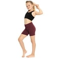 thumbnail image 2 of Stretch Is Comfort Premium Stretch Youth Girls Oh so Soft Biker Shorts| Child  Size 4 -16, 2 of 6