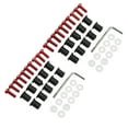 thumbnail image 3 of Windscreen  Nuts, Antioxidation Windshield  Nuts Exquisite  For Sport Motorcycles Red, 3 of 8