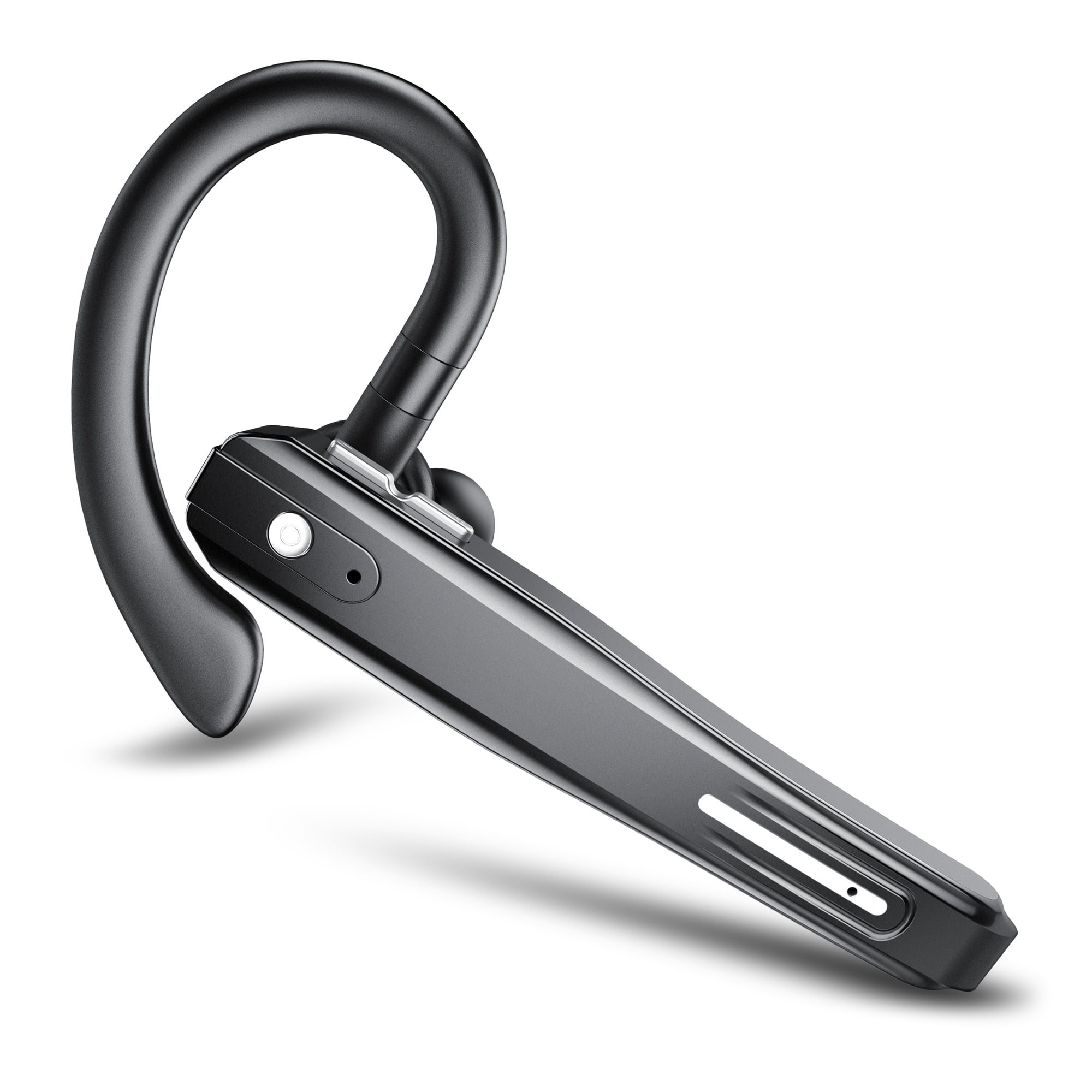 Bluetooth Headset, Single-Ear Bluetooth Earpiece with Noise Canceling, 40 Hours Talking Time Bluetooth Headset V5.3 with 450mAh Charging Case for iOS Android Cell Phones