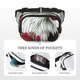 thumbnail image 5 of Disketp Eagle With Hat And Roses Riñonera de Doble Capa, Bolsa de Cintura Ajustable para Viajes, Correr y Senderismo, Riñonera Ligera para Hombre y Mujer, 5 of 9