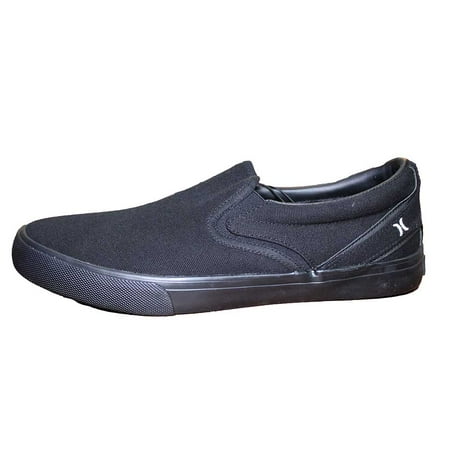 

Hurley Men s Size 9 Canvas Slip-on Shoe Black/Black