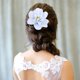 thumbnail image 5 of Paquete de 21 pinzas para el pelo de flores artificiales para boda, fiesta de graduación, decoración para el cabello para mujeres y niños, 5 of 5