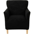 thumbnail image 1 of Housses de Chaise Extensibles avec Accoudoirs, Housse de Chaise d'Appoint Imprimée, Fauteuil Fleur, Housses de Fauteuil de Banquet Douces, Housses de Chaise Lavables pour Salon, Bureau, Réception, Lecture, Sofa, 1 of 7