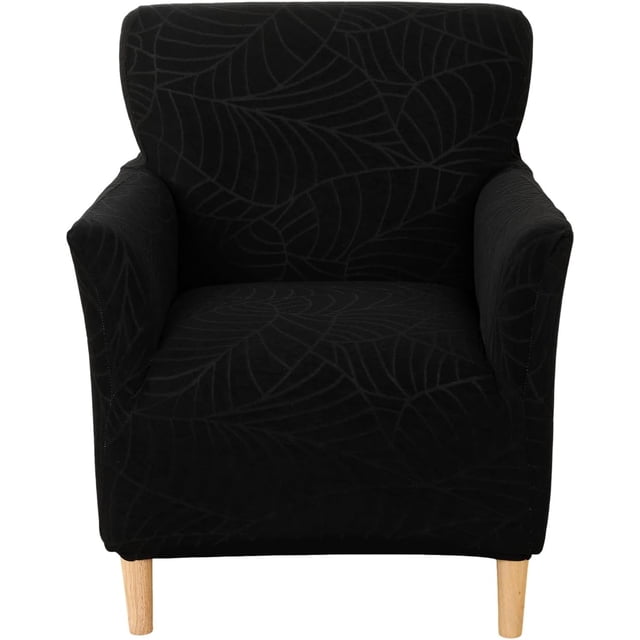 Housses de Chaise Extensibles avec Accoudoirs, Housse de Chaise d'Appoint Imprimée, Fauteuil Fleur, Housses de Fauteuil de Banquet Douces, Housses de Chaise Lavables pour Salon, Bureau, Réception, Lecture, Sofa
