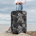 thumbnail image 4 of Uemuo Rose Flowers Printed Washable Luggage Cover - Fashion Suitcase Protector Fits 18-32 Inch Luggage -X-Large, 4 of 9