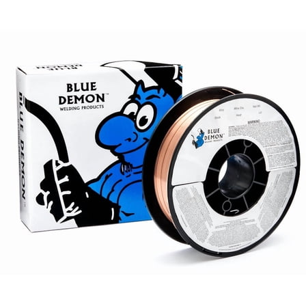 ER70S-6 .023 MIG Mild Steel Welding Wire 11 lb Spool Blue Demon