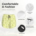 thumbnail image 6 of Lsque Cute Frog3 Printed Women's Running Shorts with Liner Pockets,Elastic Quick Dry Workout Athletic Gym Yoga Shorts,Womens High Waist Shorts-XX-Large, 6 of 9