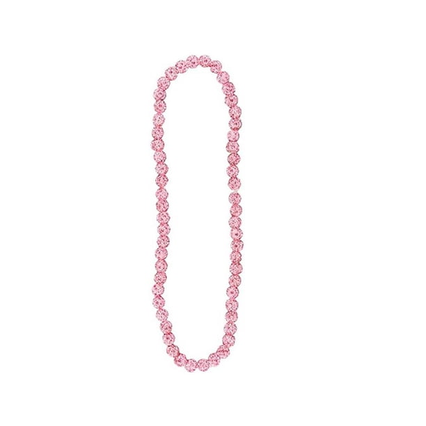 Wartleves Collar de bola de discoteca de arcilla de colores, collar de cuerda elástica, accesorio de disfraz, regalo≥