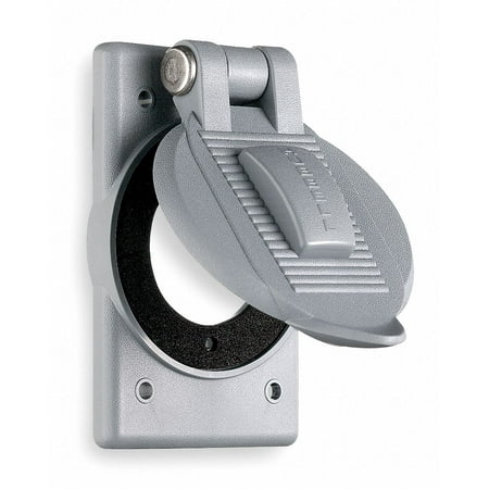 

Hubbell Wiring Device-Kellems Weatherproof Cover Thermoplastic Gray WP2