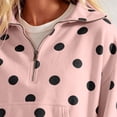 thumbnail image 7 of yillto Sweatshirt for Women Quarter Zipper Pullover Oversized Baggy Fall Casual Sweatshirts Tops, 7 of 7