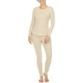 thumbnail image 1 of White Mark Ensemble de Pyjama Gaufré pour Femmes, 1 of 6