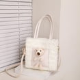 thumbnail image 4 of 1 de Bolsas de Hombro de Oso DIY para Piezas de Cruzado - blanco Yinane Fabricación de bolsos de mujer de bricolaje, 4 of 8