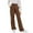19# Coffee, variant on Girls Flare Leggings with Side Pockets and Elastic Waistband – Bell Bottom Athletic Pants for Active Kids,Black 5-6 Years