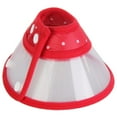 thumbnail image 3 of Collar Para Perro Cubierta de recuperación de heridas para perros Collar de cono médico anti-mordida para mascotas (L) Rojo Likrtyny Para estrenar, 3 of 6