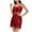 Red, variant on Latin Dance Competition Skirt Suit Elegant Stage Performance Outfit for Women L Red